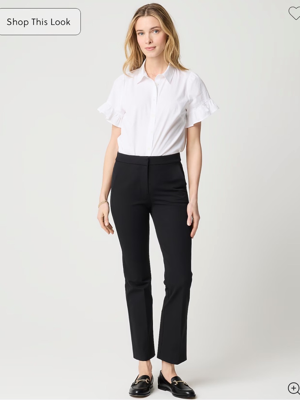 J Crew Factory Nicki flare pant
